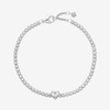 image:imagePANDORA Beads amp Pav Bracelet Timeless Bracelet for Women  Gift for Her  Sterling Silver amp Cubic Zirconia  With Gift Box79 Inches