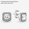image:imagePANDORA Elegance Earrings  Timeless Earrings for Women  Gift for Her  Sterling Silver amp Cubic Zirconia  With Gift Box