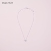 image:imagePANDORA Elevated Heart  Gift for Her  Cubic Zirconia Necklace in Sterling Silver  With Gift BoxClear