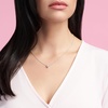 image:imagePANDORA Elevated Heart  Gift for Her  Cubic Zirconia Necklace in Sterling Silver  With Gift BoxClear