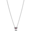 image:imagePANDORA Elevated Heart  Gift for Her  Cubic Zirconia Necklace in Sterling Silver  With Gift BoxRose