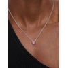 image:imagePANDORA Elevated Heart  Gift for Her  Cubic Zirconia Necklace in Sterling Silver  With Gift BoxRose