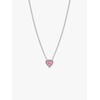 image:imagePANDORA Elevated Heart  Gift for Her  Cubic Zirconia Necklace in Sterling Silver  With Gift BoxRose