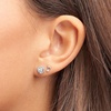 image:imagePANDORA Elevated Heart Stud Earrings  Timeless Earrings for Women  Gift for Her  Made with Sterling Silver amp Cubic Zirconia  With Gift Box
