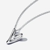 image:imagePANDORA Essence Organically Shaped Heart Pendant Necklace  Gift for Women  Includes Gift BoxSterling silver