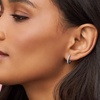 image:imagePANDORA Pav Heart Hoop Earrings  Elegant Earrings for Women  Gift for Her  Made with Sterling Silver amp Cubic Zirconia  With Gift Box