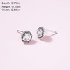 image:imagePANDORA Round Sparkle Stud Earrings  Classic Earrings for Women  Great Gift for Women  Made with Sterling Silver amp Cubic Zirconia With Gift Box