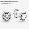 image:imagePANDORA Round Sparkle Stud Earrings  Classic Earrings for Women  Great Gift for Women  Made with Sterling Silver amp Cubic Zirconia With Gift Box