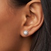 image:imagePANDORA Round Sparkle Stud Earrings  Classic Earrings for Women  Great Gift for Women  Made with Sterling Silver amp Cubic Zirconia With Gift Box