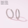 image:imagePANDORA Sparkle amp Hearts Hoop Earrings  Elegant Earrings for Women  Gift for Her  Sterling Silver amp Cubic Zirconia  With Gift Box