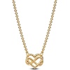 image:imagePANDORA Sparkling Infinity Heart Collier Necklace Gift for Her  With Gift Box  19714k goldplated unique metal blend
