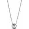 image:imagePANDORA Sparkling Round Halo Pendant Collier Necklace  Gift for Women  Includes Gift Box  177Sterling Silver