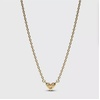 image:imagePANDORA Triple Stone Heart Collier Necklace  Gift for Her  Jewelry for Women  With Gift Box  177Gold