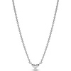 image:imagePANDORA Triple Stone Heart Collier Necklace  Gift for Her  Jewelry for Women  With Gift Box  177Sterling silver