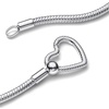 image:imagePANDORAHeart Closure Snake Chain NecklaceSterling silver45With Gift Box