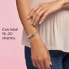 image:imagePandora Moments Studded Chain Bracelet  Compatible Moments Charms  Gift for Her  Sterling Silver  With Gift Box83 Inches