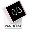 image:imagePANDORA Asymmetrical Heart Hoop Earrings  Timeless Earrings for Women  Gift for Her  Made with Sterling Silver  With Gift Box