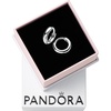 image:imagePANDORA Essence Round Huggie Hoop Earrings  Sterling SIlver Earrings  Gift for Women  Includes Gift Box