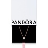 image:imagePANDORA Sparkling Heart Collier Necklace  Adjustable Jewelry with Lobster Clasp  Gift for Her  14k Rose Gold amp Cubic Zirconia  With Gift Box  177