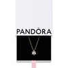 image:imagePANDORA Timeless Sparkling Herbarium Cluster Pendant Necklace  14K GoldPlated Necklace with Cubic Zirconia  Jewelry for Women  Includes Gift Box  Size 177