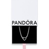 image:imagePANDORAHeart Closure Snake Chain NecklaceSterling silver45With Gift Box
