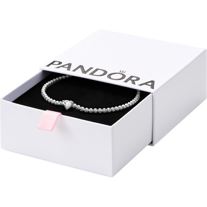 image:imagePANDORA Beads amp Pav Bracelet Timeless Bracelet for Women  Gift for Her  Sterling Silver amp Cubic Zirconia  With Gift Box71 Inches