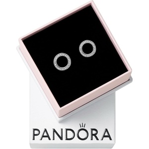 image:imagePANDORA Forever Stud Earrings  Great Gift for Her  Stunning Womens Earrings  Sterling Silver amp Cubic Zirconia With Gift Box
