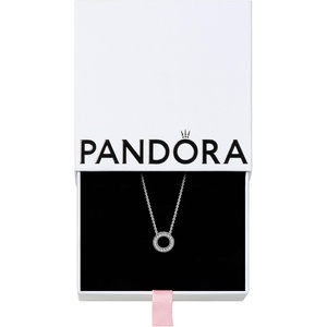image:imagePANDORA Hearts of PANDORA  Gift for Her  Cubic Zirconia Necklace in Sterling Silver  With Gift Box  177