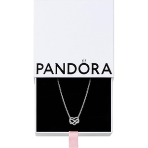 image:imagePANDORA Sparkling Infinity Heart Collier Necklace Gift for Her  With Gift Box  197Sterling Silver