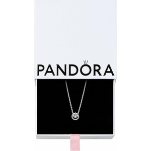 image:imagePANDORA Sparkling Round Halo Pendant Collier Necklace  Gift for Women  Includes Gift Box  177Sterling Silver