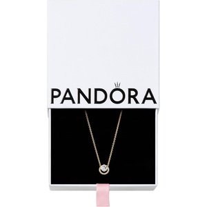 image:imagePANDORA Sparkling Round Halo Pendant Collier Necklace  Gift for Women  Includes Gift Box  177Yellow Gold