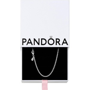 image:imagePandora Cable Chain Necklace  Classic Chain Necklace with Lobster Clasp  Gift for Her  Sterling Silver Adjustable Necklace  With Gift Box177