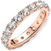 image:imagePANDORA Sparkling Row Eternity Ring  Ring for Women  Layering or Stackable Ring  Gift for Her Shine with Cubic Zirconia  With Gift BoxRose Gold