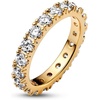 image:imagePANDORA Sparkling Row Eternity Ring  Ring for Women  Layering or Stackable Ring  Gift for Her Shine with Cubic Zirconia  With Gift BoxYellow Gold