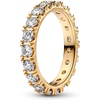 image:imagePANDORA Sparkling Row Eternity Ring  Ring for Women  Layering or Stackable Ring  Gift for Her Shine with Cubic Zirconia  With Gift BoxYellow Gold