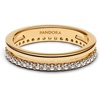image:imagePANDORADouble Band RingGold platedWith Gift Box