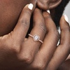 image:imagePANDORAElevated Heart RingWith Gift BoxRose Gold Clear