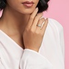 image:imagePANDORAElevated Heart RingWith Gift BoxSilver Clear