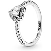 image:imagePANDORAElevated Heart RingWith Gift BoxSilver Clear