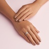 image:imagePANDORAElevated Heart RingWith Gift BoxSilver Clear