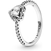 image:imagePANDORAElevated Heart RingWith Gift BoxSilver Clear