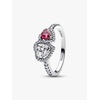 image:imagePANDORAHalo Hearts RingSterling silverWith Gift Box