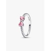 image:imagePANDORASparkling Pink Bow RingSterling silverWith Gift Box