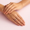 image:imagePandora Band of Hearts Ring  Stackable Ring for Women  Gift for Her Sterling Silver  With Gift Box
