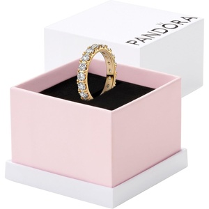 image:imagePANDORA Sparkling Row Eternity Ring  Ring for Women  Layering or Stackable Ring  Gift for Her Shine with Cubic Zirconia  With Gift BoxYellow Gold