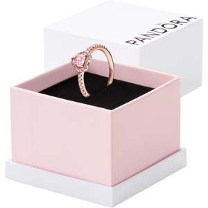 image:imagePANDORAElevated Heart RingWith Gift BoxRose Gold Pink