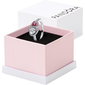 image:imagePANDORAHalo Hearts RingSterling silverWith Gift Box