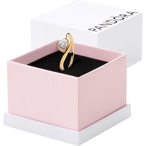 image:imagePANDORAWavy Heart RingGold platedWith Gift Box