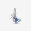image:imagePANDORA Blue Butterfly amp Quote Double Dangle Charm  Bracelet Charm for PANDORA Moments Bracelets  Stunning Womens Jewelry  Made with Sterling Silver Cubic Zirconia amp Enamel  With Gift Box