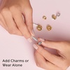 image:imagePANDORA Heart Clasp Snake Chain Bracelet  Heart Clasp  Romantic Jewelry for Her with Gift Box  Compatible Moments Charms  Sterling Silver67 Inches